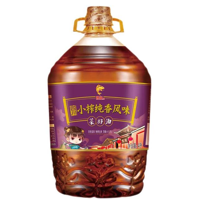 鲤鱼 四川小榨 物理压榨 纯香 非转基因 菜籽油4L 金龙鱼荣誉