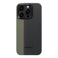 PITAKA 适用苹果iPhone15ProMax手机壳MagSafe磁吸凯夫拉芳纶亲肤碳纤维纹超薄裸机亲肤男款防摔保护套