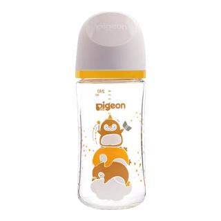贝亲 宽口径 婴儿奶瓶 M号奶嘴  魔法派对 3-6个月 240ml
