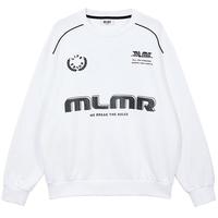 MLMR MY LIFE MY RULES春季时尚潮流宽松字母印花长袖卫衣男士衣服M23333013 本白色 XS 165