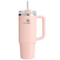 STANLEY巨无霸吸管杯水杯保温杯大容量办公车载不锈钢杯子887ML糖霜浅粉 