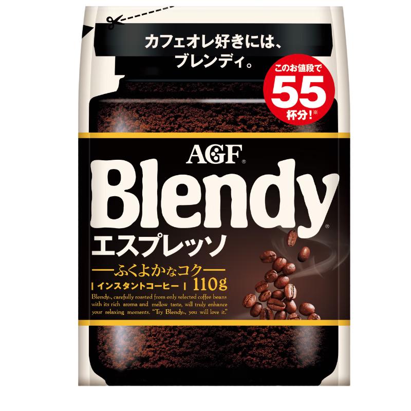  AGF 速溶 咖啡粉  意式浓缩-黑咖110g 袋装 110g