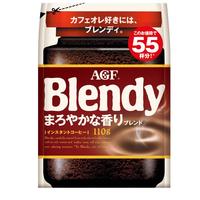 AGF速溶黑咖啡粉浓香混合110g/袋 Blendy冰水速溶无蔗糖美式咖啡 浓香混合-黑咖110g