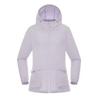 诺诗兰（NORTHLAND）原纱防晒衣25upf500+户外女士凉感抑菌透气轻薄皮肤衣外套 芋泥紫色 XS (155)