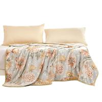 富安娜 FUANNA毛毯柔软法兰绒毯暖绒毯子午睡毯旅行毯单人盖毯 150*200cm