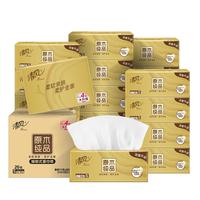 清风 丝柔系列 抽纸 4层90抽20包(170*154mm)