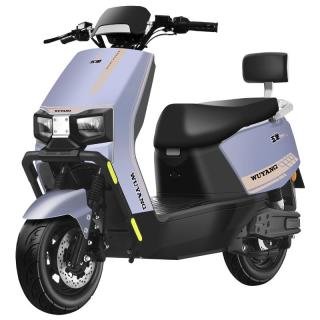 五羊电动摩托车2000W高速大功率电动车男女俩轮代步电动摩托车 科技灰/千瓦高功率电机/前后双碟 72V22A黑金石墨烯电池