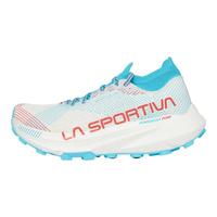 LA SPORTIVA越野跑鞋 破九Pro 男女款户外长距离越野跑 Prodigio Pro 白/马里布蓝 【拍大1码】 37