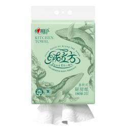 心相印 绒立方厨房用纸悬挂式抽纸180抽 12倍吸水 可接触食物级