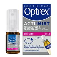 爱滴氏Optrex润眼喷雾缓解干眼症10ml*5 眼药水疲劳眼干涩模糊隐形眼镜润眼液人工泪液儿童护眼非滴眼液