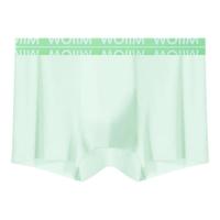 猫人冰丝无痕内裤男士夏季超薄款平角裤抗菌透气凉感男生四角短裤衩 薄荷绿+浅灰+星月蓝 3条 2XL 【130-150斤】