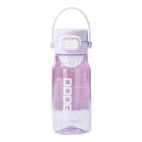 道奇Tritan塑料杯男女运动水杯泡茶杯夏天简约随手杯紫色560ml 紫色560ml【带茶隔】