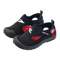 kids.ing【春夏特惠】儿童包头凉鞋男童运动鞋软底防滑女小童宝宝 黑色 29码 适合脚长17.3-18.0cm