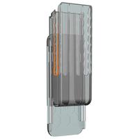 妙馨思绕线插排固定器免打孔墙面理线器无痕挂墙固定贴拖线板收纳 排插固定器2个装【灰色绕线款】