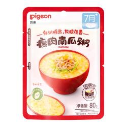 贝亲 婴幼儿宝宝营米粥鸡肉鳕鱼4连包7月以上 早餐辅食即食外出便携