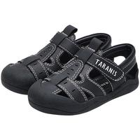 泰兰尼斯夏季童鞋男童凉鞋防滑软底休闲鞋子男宝宝防踢运动鞋黑色33码 33 内长21.5cm适合脚长20.5cm