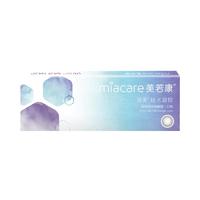 美若康绽美硅水凝胶美瞳日抛10片彩色隐形眼镜辻花黑自然舒适三明治美瞳 迷璃黑 475度