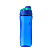 Blender Bottle运动水杯塑料杯子 时尚旋钮杯 大容量便携男女凉水壶随手杯 蓝色 约740ml