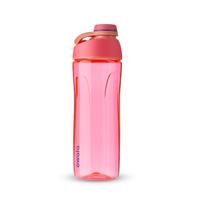 Blender Bottle运动水杯塑料杯子 时尚旋钮杯 大容量便携男女凉水壶随手杯 粉色 约740ml