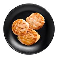 禧美海产 三文鱼金酥海苔饼240g 6枚独立装 大西洋三文鱼 宝宝辅食 早餐饼