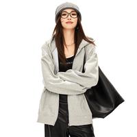 ccaabb女装春季款连帽卫衣开衫外套休闲运动上衣女