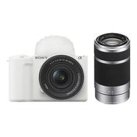  SONY/索尼 精准对焦 微单相机套装+E55-210镜头+稳定器  双头套机 55-210mm 白色