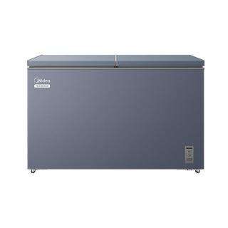 美的 节能低音 冰柜  深灰色 355L