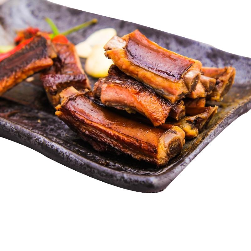  笆竹园 烟熏 腊排骨  袋装 500g