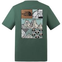 The North Face25春夏北面短袖T恤户外舒适透气TDC印花系列短袖t恤8GZ0/8GZ2 HCH/8GZ0 2XL
