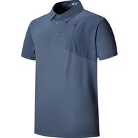 七匹狼短袖Polo衫夏季短袖休闲运动弹力冰爽透气男装 103(灰蓝) L 175/96A