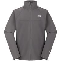 The North Face北面男软壳外套户外防风防泼水夹克8AUP 灰色/0UZ L