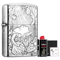 ZIPPO打火机之宝防风煤油 星座秘典-双鱼座含油贺卡 含油套装