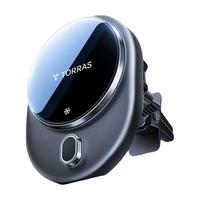 图拉斯 TORRAS【100%好评】磁吸车载手机支架无线充电汽车导航车用充电器 【超导制冷】15W无线充+快充线