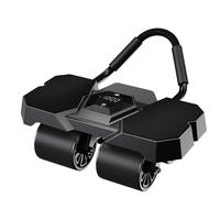 京东京造 四轮智能健腹轮 自动回弹肘撑腹肌轮 平板支撑器材 男女卷腹 【智能PRO】升级大屏强力回弹