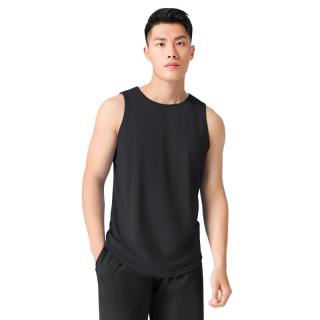 范迪慕 运动背心男宽松速干透气篮球综合训练无袖上衣  黑色 L  L （120-140斤）