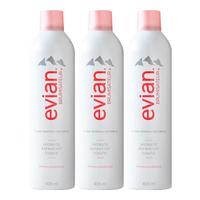 依云（evian）矿泉水保湿补水喷雾 爽肤水控油定妆敏感肌适用送人护肤 400ml *3