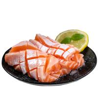 海宏盈挪威三文鱼中段整条冰鲜大西洋鲑鱼中段帝王鲑拼盘海鲜鱼类生鲜 挪威三文鱼鱼腩切片 400g