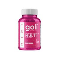 Goli 19种维生素矿物质营养元素 女性复合维生素软糖  瓶装 60粒