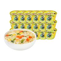 乐迷你点心杯一乐拉面鲜菇鸡汤味碗仔方便面宵夜早餐速食整箱18碗 点心杯鲜菇鸡汤味35g*18碗