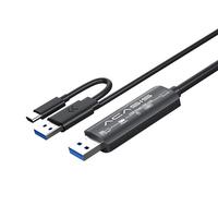 ACASIS USB3.0对拷线公对公电脑数据互传Type-c连接线双接口USB对拷线
