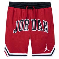 NIKE JORDAN 耐克AJ童装男童短裤2025夏季儿童网眼速干篮球短裤 杰斯特红 150 /63 【身高140-152cm】