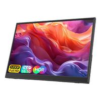 爱国者便携显示器便携屏 支架显示屏扩展屏 电脑显示器手机笔记本 PS4/5 Switch副屏Type-C一线通 14英寸/隐藏支架款/100%色域/400nit