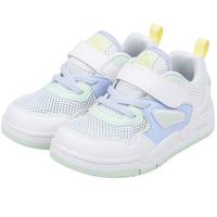 江博士学步鞋运动鞋春季男女儿童透气童鞋板鞋2B14A1004DW米/蓝/绿29码 29 脚长约17.5-18.1