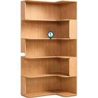  LINSY KIDS 简约 儿童书柜  长900mm;宽590mm;高1800mm KN6X-A转角书架0.9m 5层