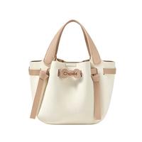 Cnolés/蔻一 轻奢侈 女士手提斜挎包 小包 白色