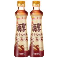 金龙鱼X京觅醇香芝麻香油400ml 【双支装】 融合黑白芝麻营养 【升级款】醇香400ml双支