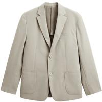 GXG奥莱 索罗娜面料商务西装易打理西服 24年春 卡其色 185/XXL