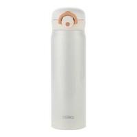 膳魔师(THERMOS)不锈钢保温杯大容量男女士水杯子轻量便携刻字JNR 奶油白 500ml 国产【礼盒附杯袋】