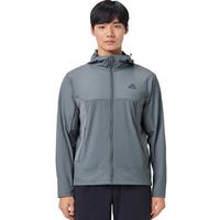 伯希和（Pelliot）户外防晒衣男女春夏防晒服短款外套115212003蓝2XL 【男款】雾灰蓝|高弹透气