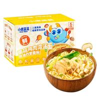 小鹿蓝蓝 菌菇鸡肉浓汤面500g（含料包5小袋）主食方便面高蛋白儿童泡面